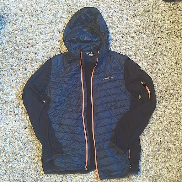Eddie bauer fall puffer jacket with hidden hood - Picture 1 of 3